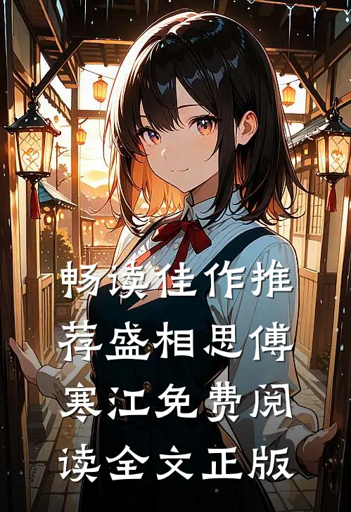畅读佳作推荐盛相思傅寒江免费阅读全文正版