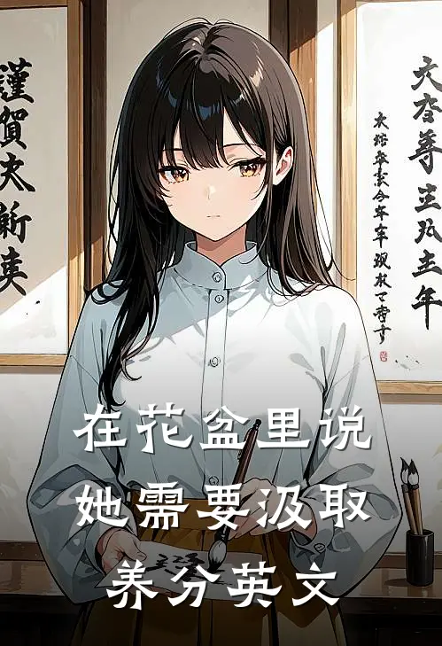 在花盆里说她需要汲取养分英文