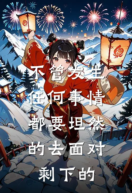 不管发生任何事情,都要坦然的去面对,剩下的
