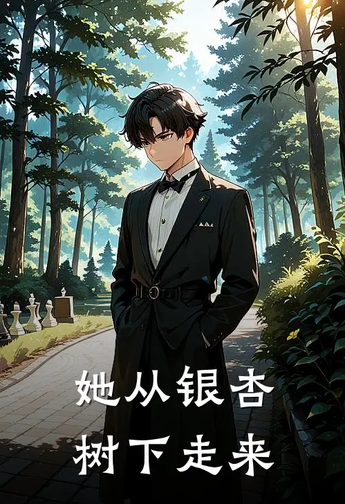她从银杏树下走来