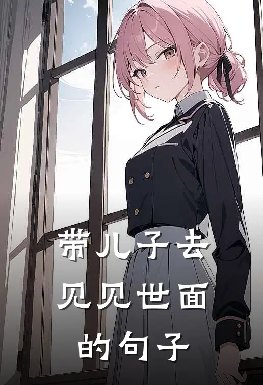 带儿子去见见世面的句子