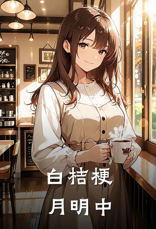 白桔梗月明中