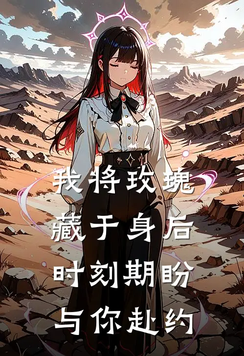 我将玫瑰藏于身后时刻期盼与你赴约