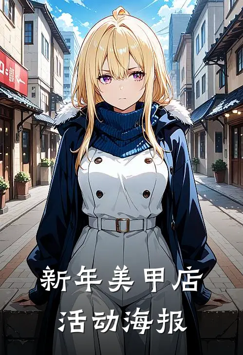 新年美甲店活动海报