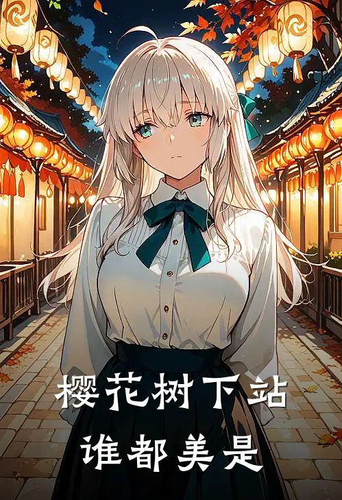 樱花树下站谁都美是