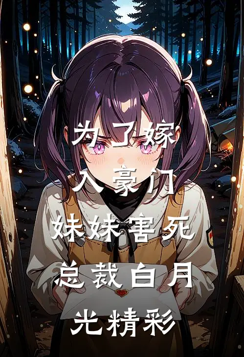 为了嫁入豪门,妹妹害死总裁白月光精彩